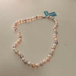 Belk Multicolor Pearl Necklace NWT